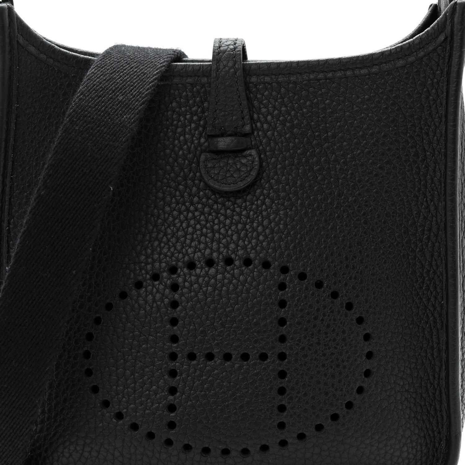 Hermes Taurillon Clemence Evelyne TPM Black 8 of 11