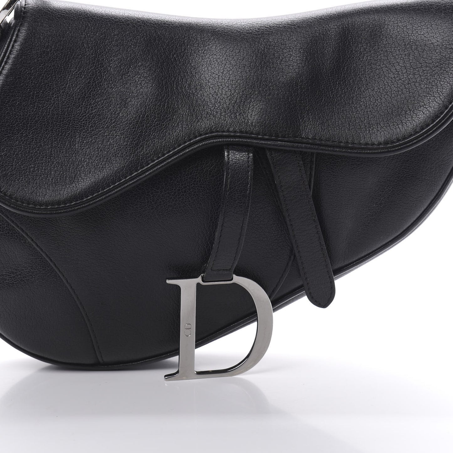 Calfskin Saddle Bag Black