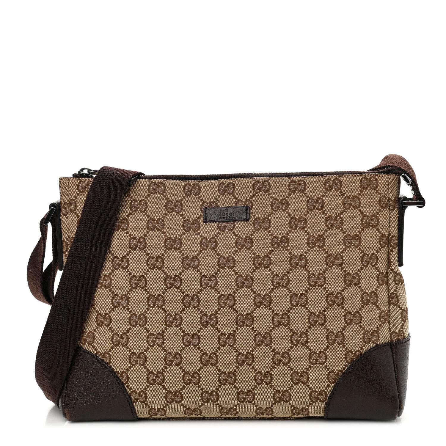 Gucci Monogram Joy Messenger Bag Dark Brown 1 of 14