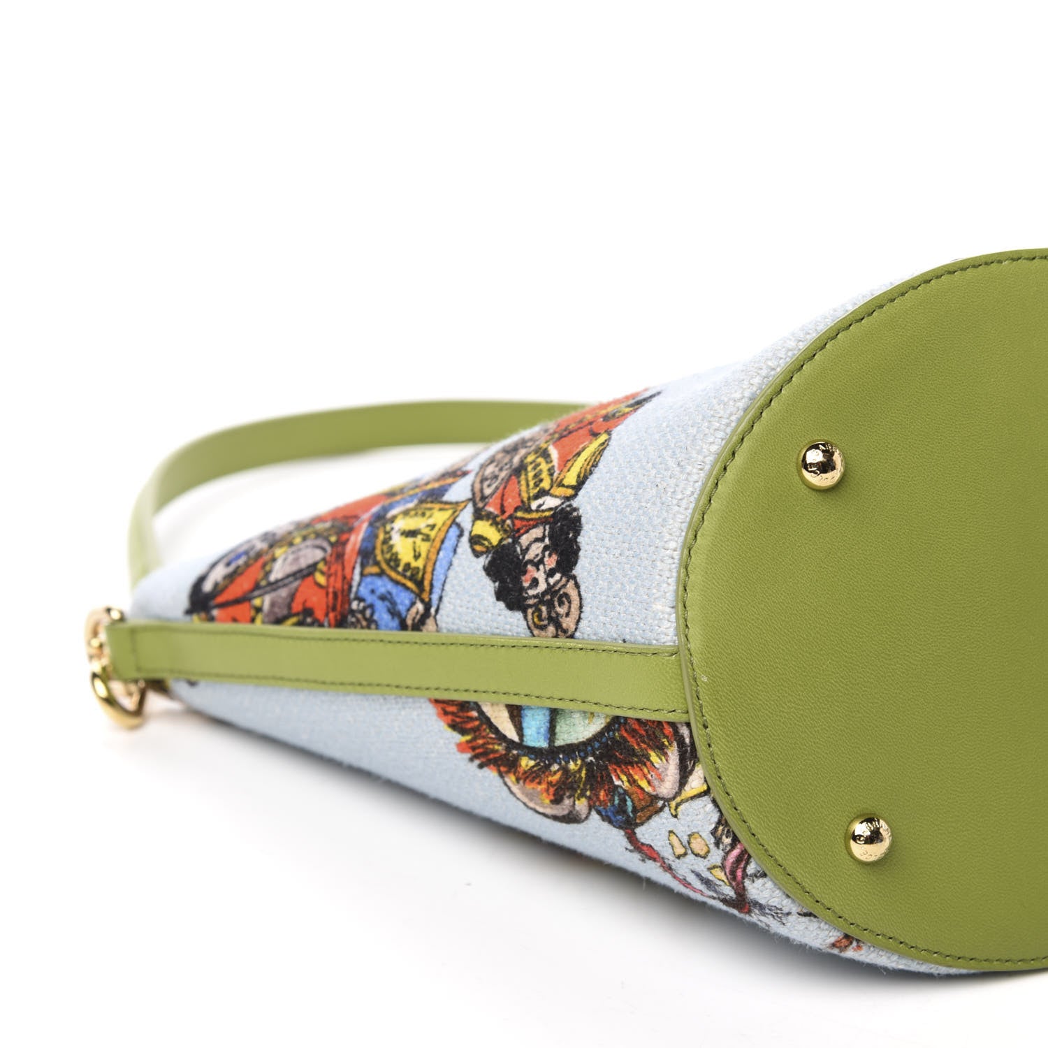 Dolce & Gabbana Canvas Printed Shoulder Bag Multicolor 6 of 9