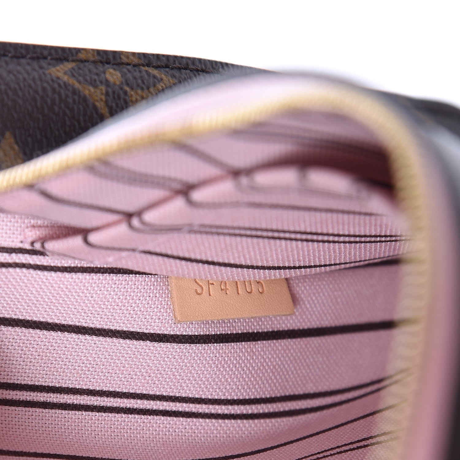 Louis Vuitton Monogram Neverfull MM GM Pochette Rose Ballerine 7 of 9