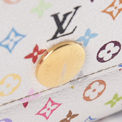 Louis Vuitton Monogram Multicolor Sarah Wallet White 8 of 10