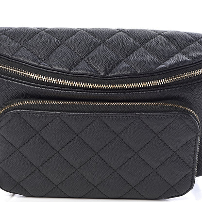 Chanel Caviar Quilted Business Affinity Waist Belt Bag Black 10 of 10