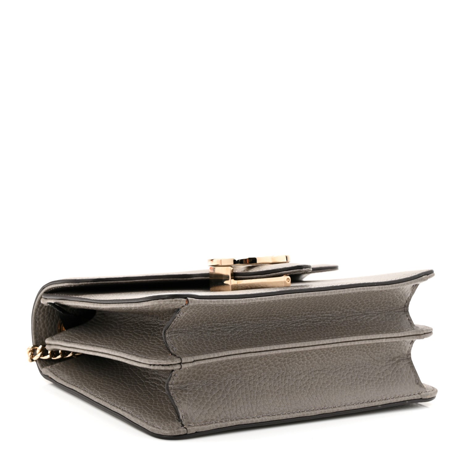 Gucci Dollar Calfskin Small Interlocking G Shoulder Bag Loess 4 of 10