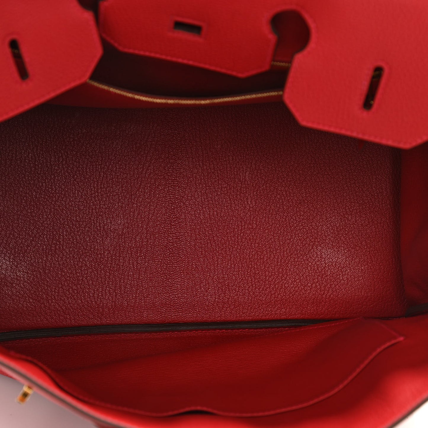 Togo Birkin 35 Rouge Casaque