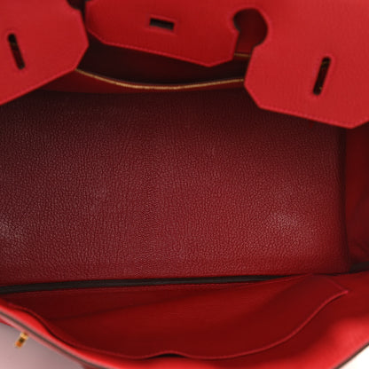 Hermes Togo Birkin 35 Rouge Casaque 5 of 10