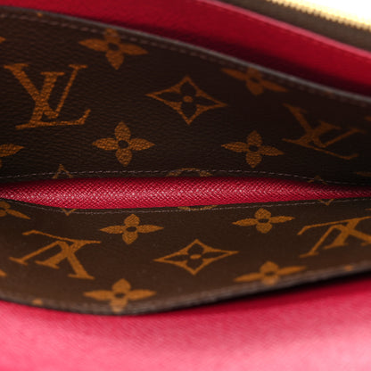 Louis Vuitton Monogram Emilie Wallet Fuchsia 5 of 8
