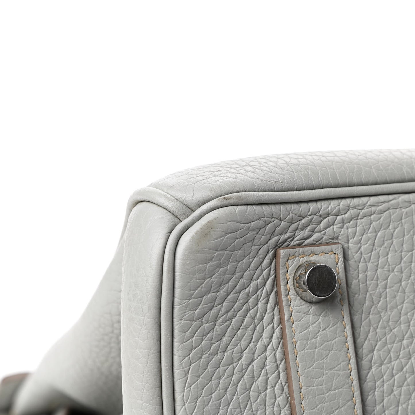 Taurillon Clemence Birkin 35 Gris Perle