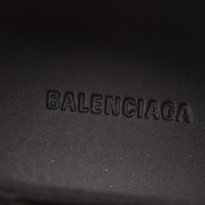 Balenciaga Mesh Calfskin Neoprene Suede Womens Race Runner Sneakers 38 Black 9 of 10
