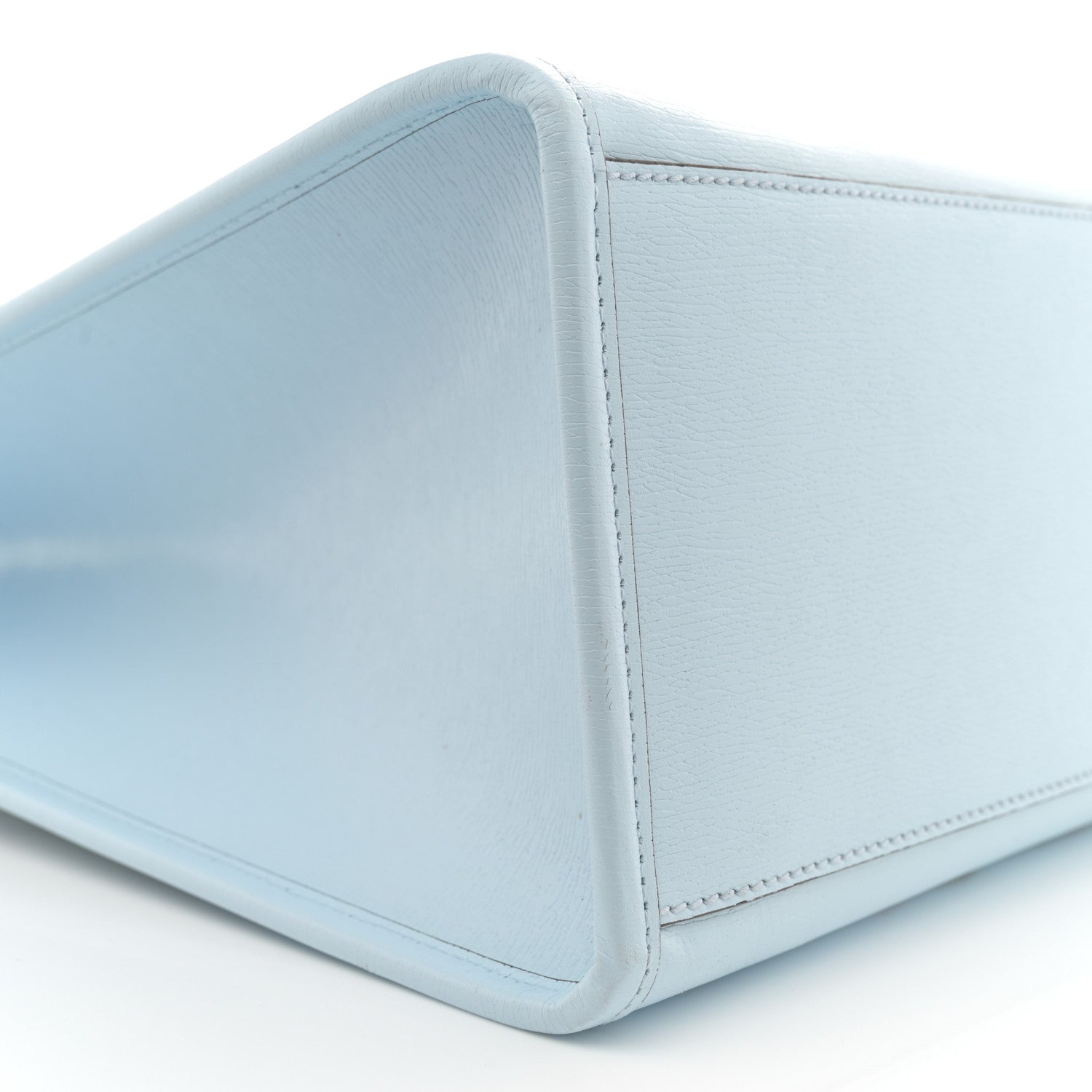 Gucci New Shangai Calfskin Tiger Savanah Textured Calfskin Medium Tote Chalky White Multicolor 8 of 11