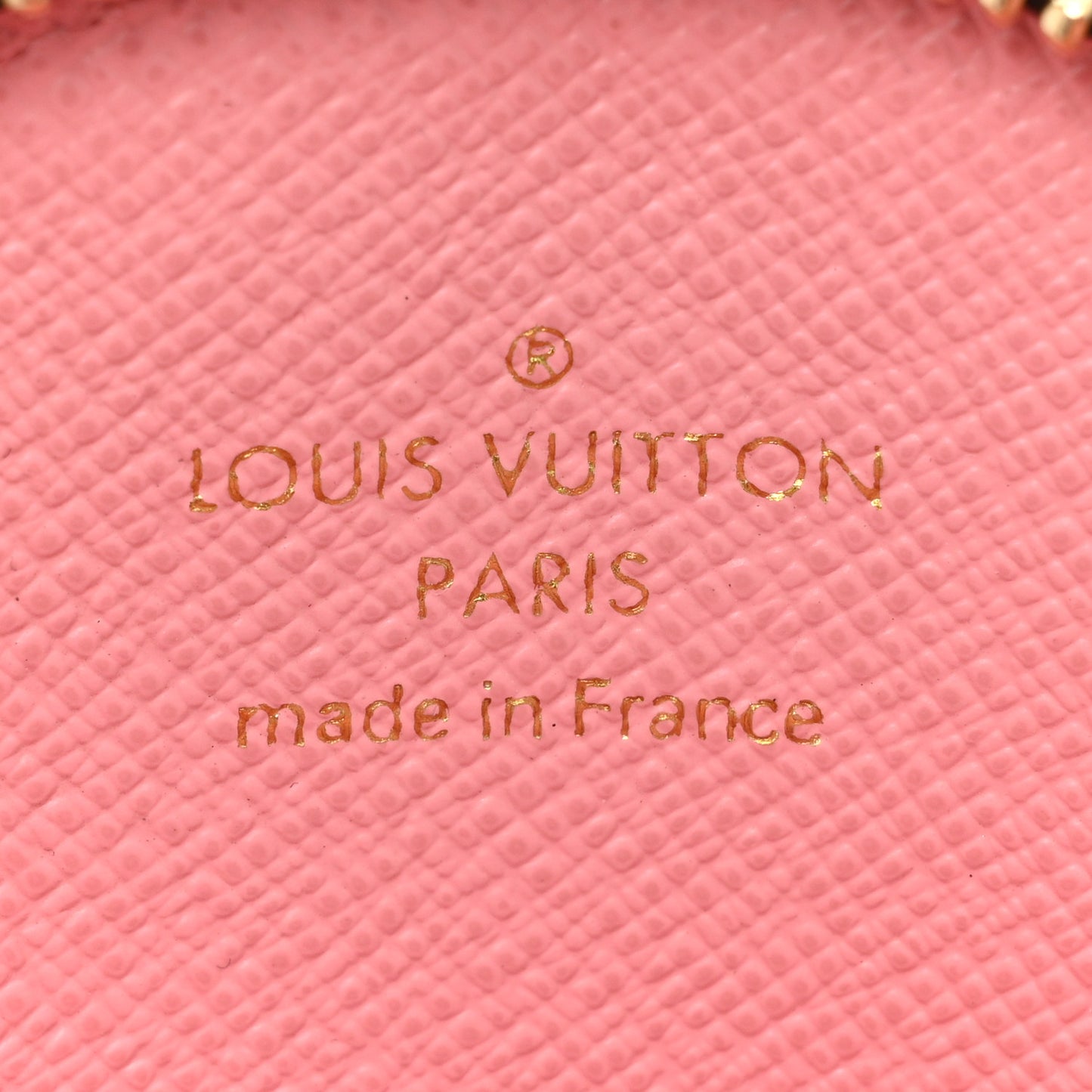 Monogram 2020 Christmas Animation Swing Ride Round Coin Purse Pink Poppy