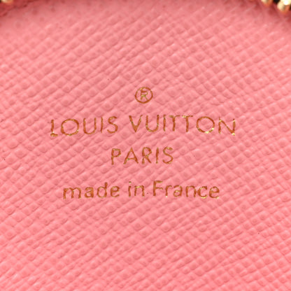 Louis Vuitton Monogram 2020 Christmas Animation Swing Ride Round Coin Purse Pink Poppy 6 of 9