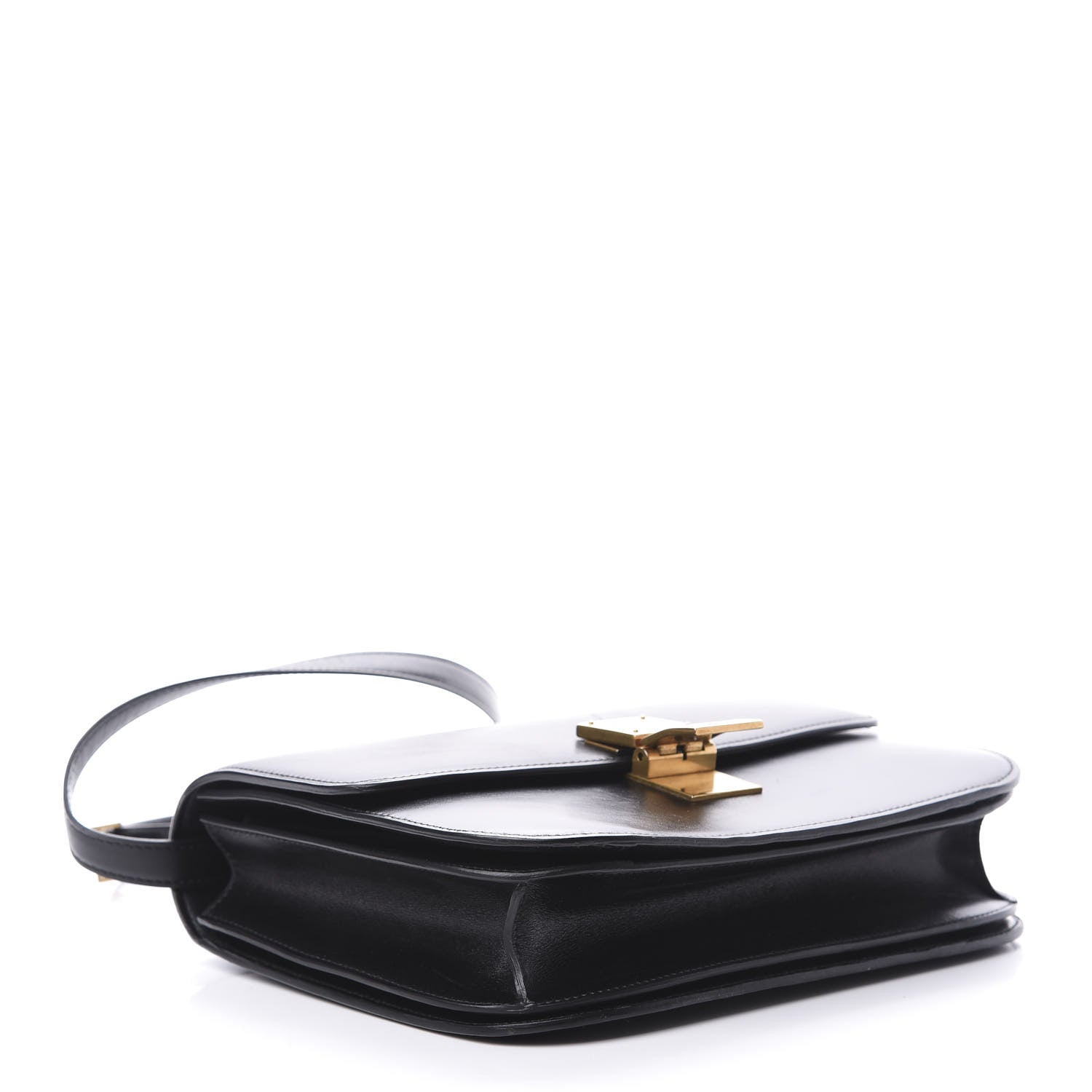 Celine Box Calfskin Medium Classic Box Flap Bag Black 5 of 17