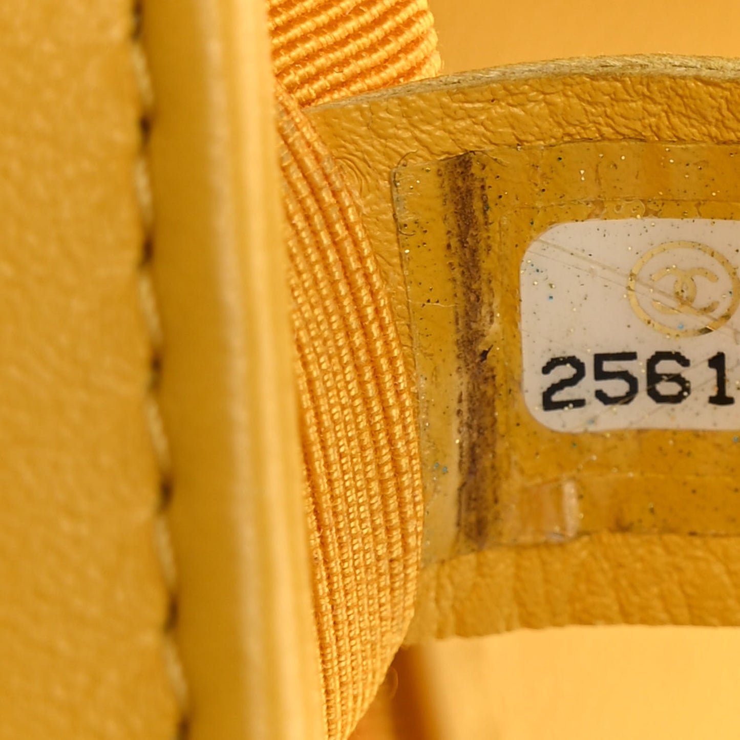 Lambskin Quilted Small Boy Flap Yellow
