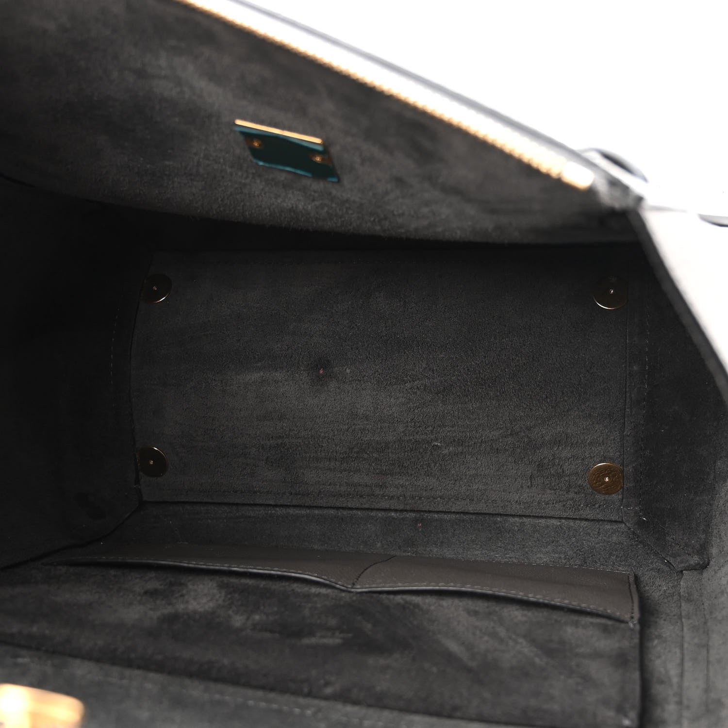 Celine Grained Calfskin Mini Belt Bag Grey 5 of 11