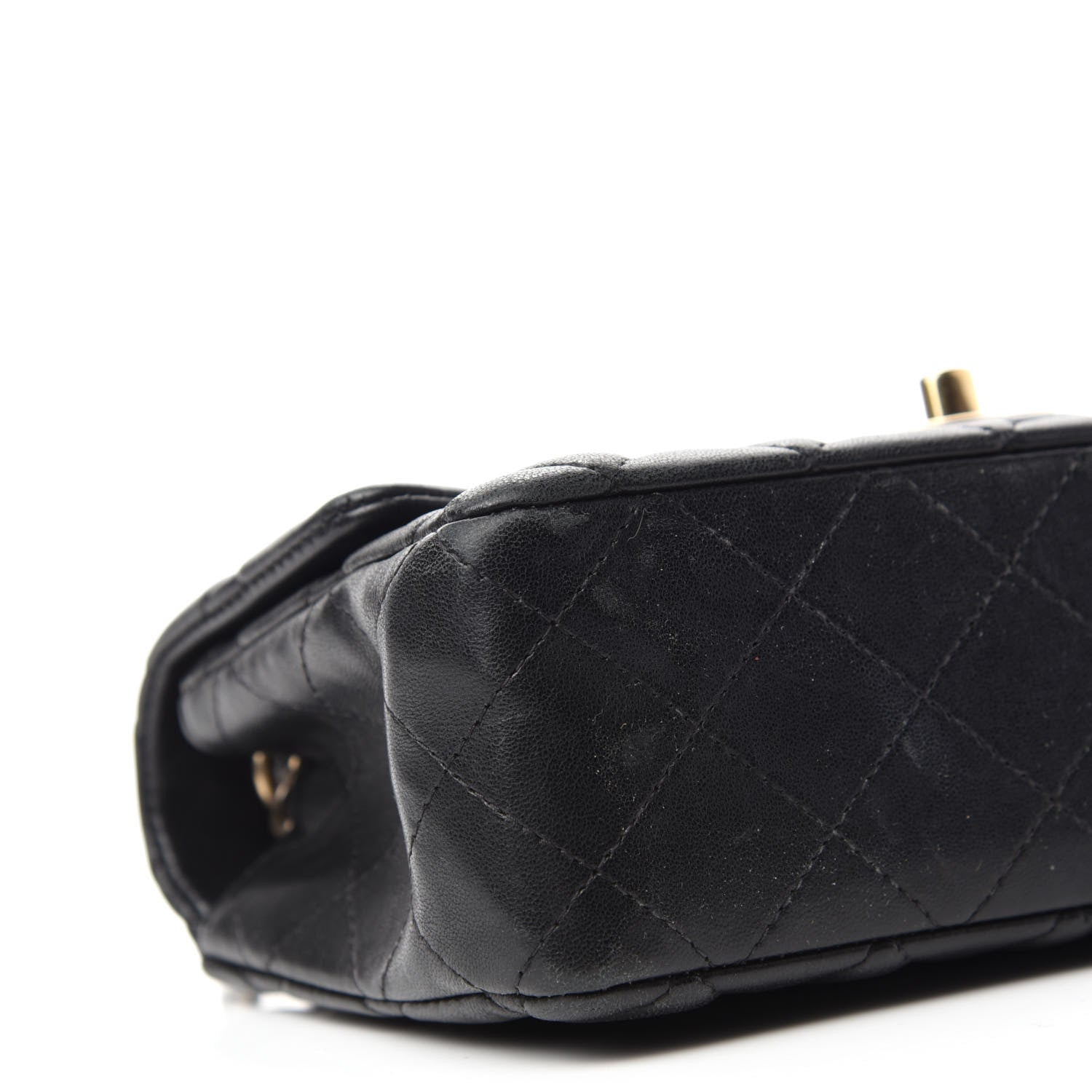 Chanel Lambskin Quilted Mini Rectangular Flap Black 6 of 10