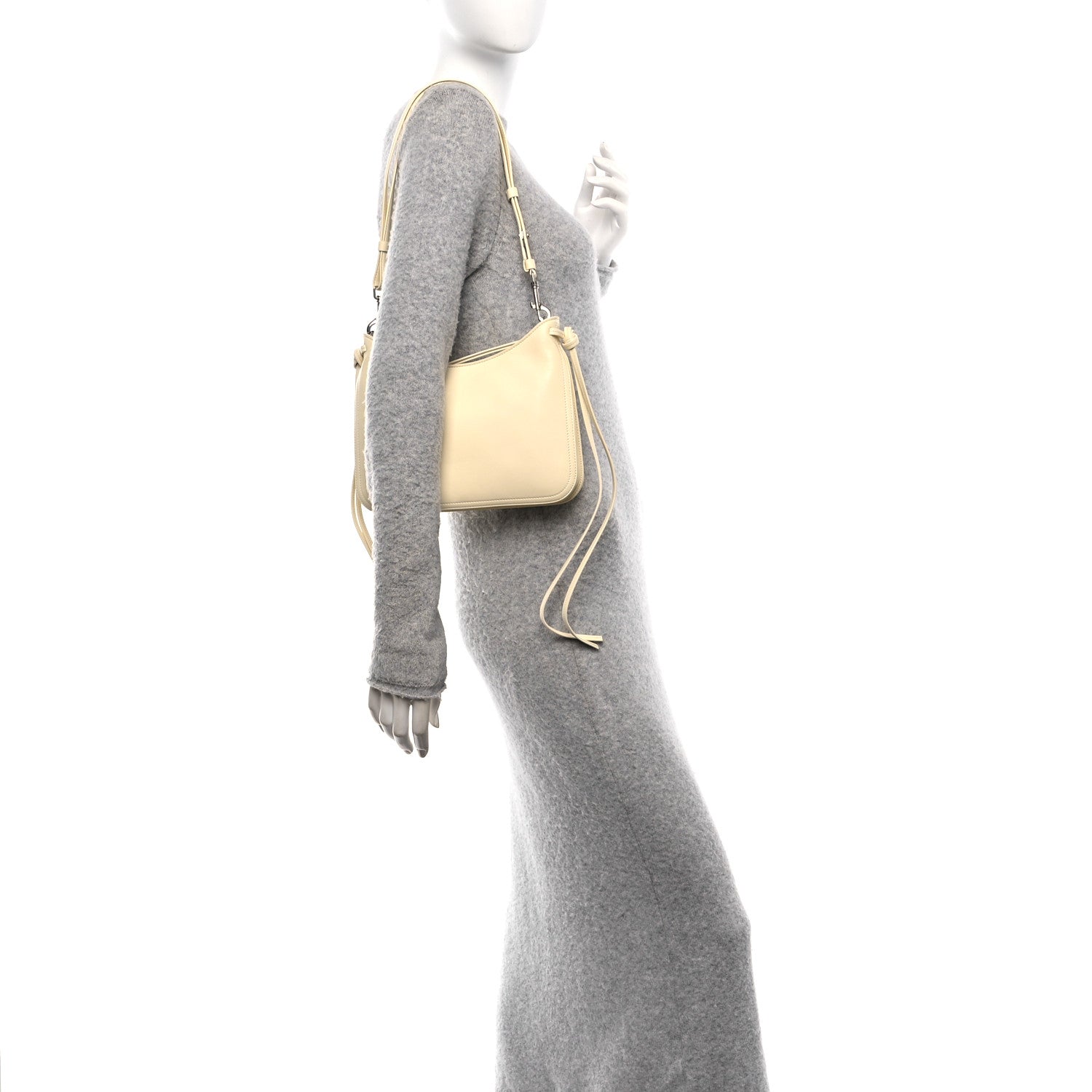 Phoebe Philo Soft Calfskin Gig Bag  Stucco 2 of 9