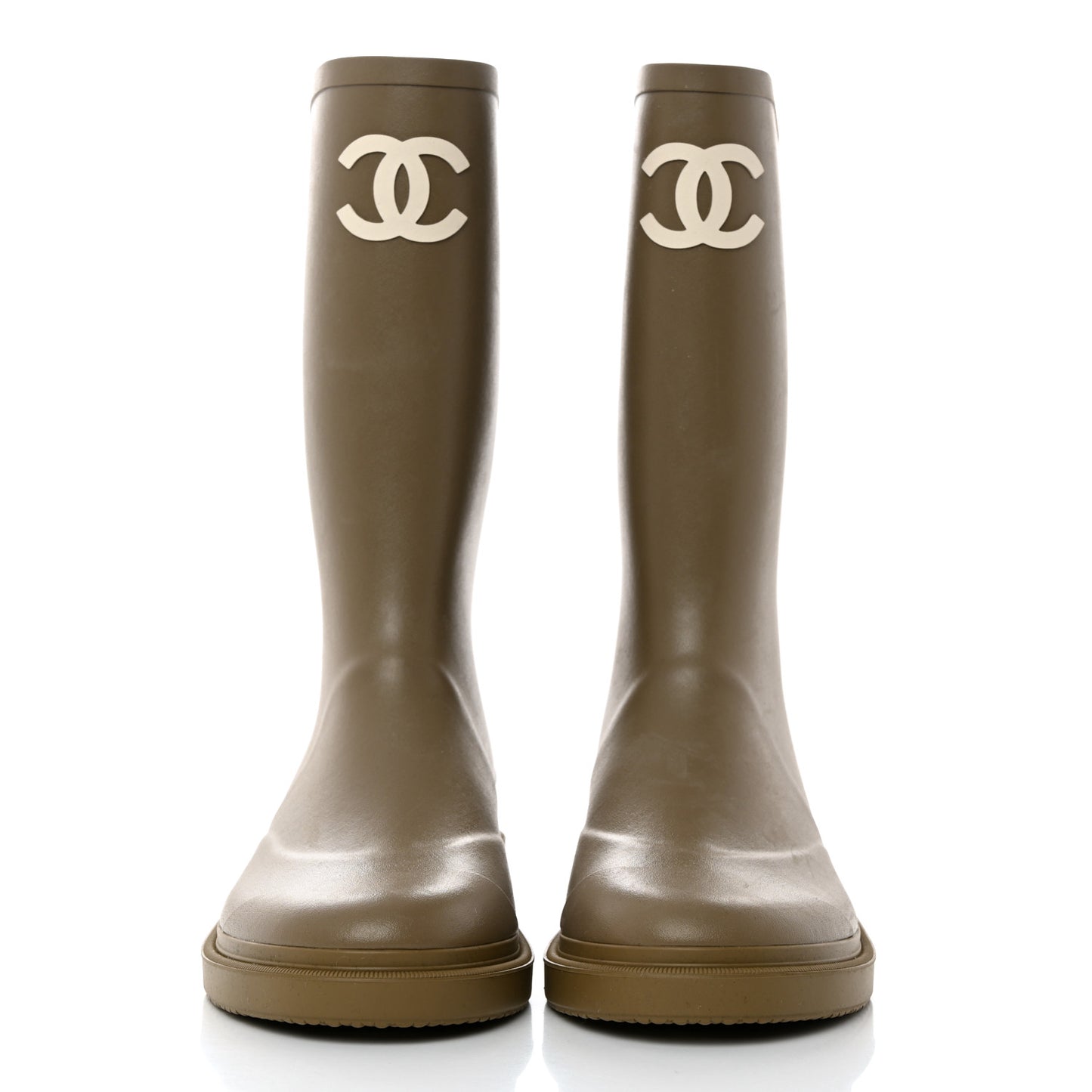 Caoutchouk CC High Boots 39 Dark Beige