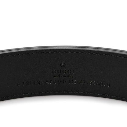 Gucci Moon Calfskin Crystal Dionysus 30mm Belt 105 42 Black Black Diamond 3 of 4