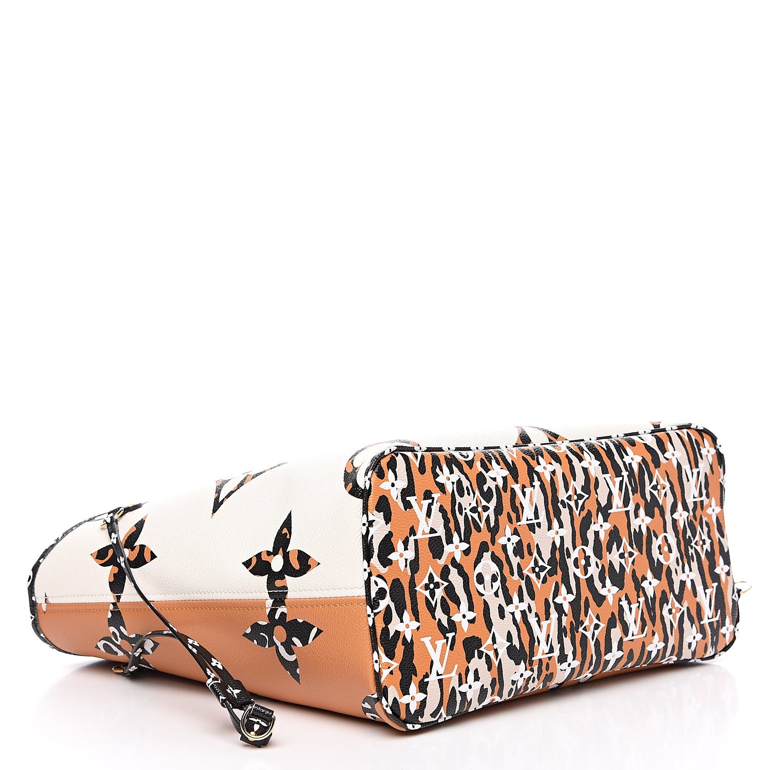 Louis Vuitton Monogram Giant Jungle Neverfull MM Ivory 3 of 9