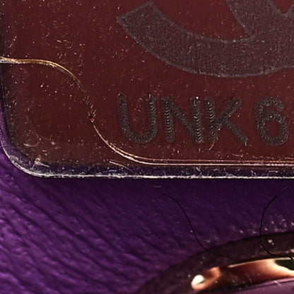 Chanel Caviar Quilted Mini Coco Handle Flap Purple 7 of 9