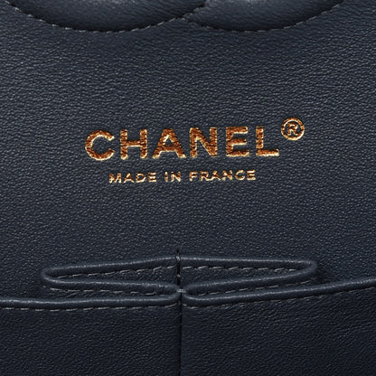 Chanel Caviar Quilted Medium Double Flap Dark Grey 6 of 9