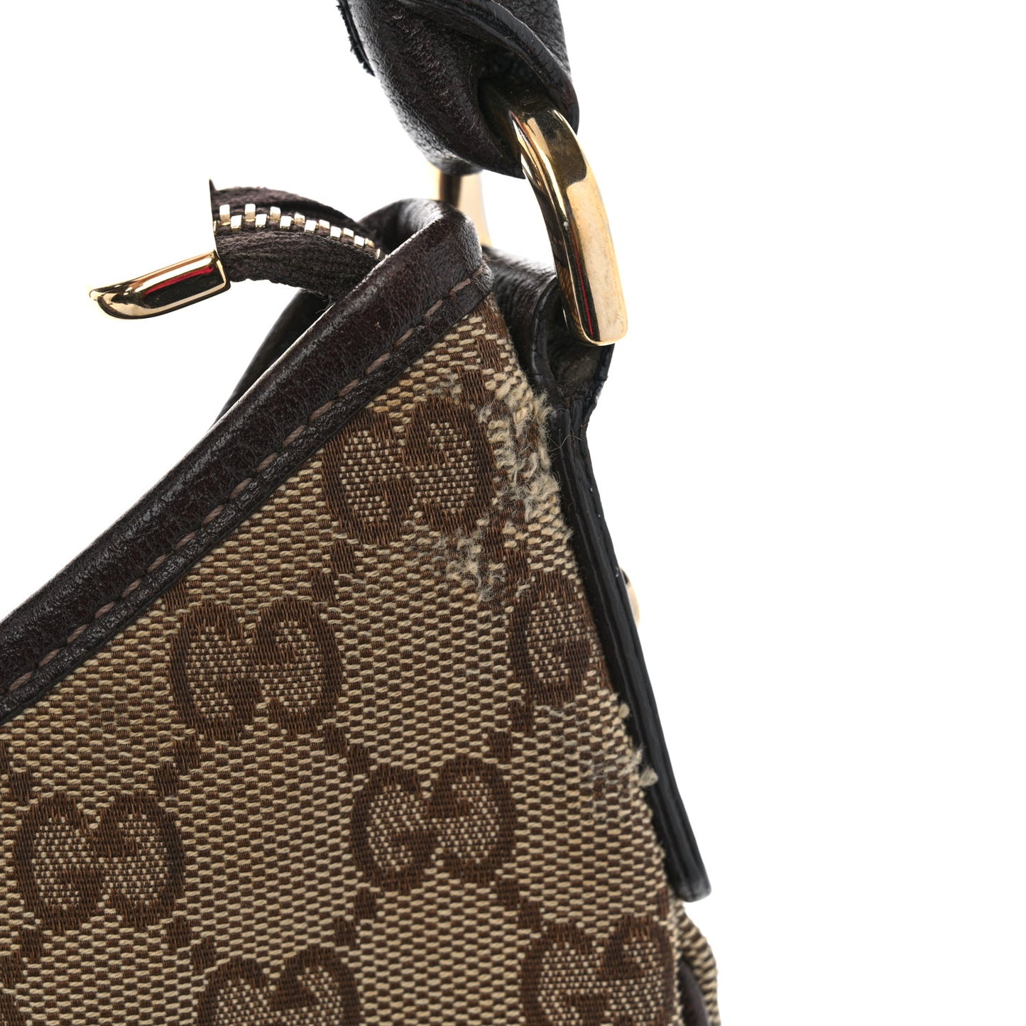 Monogram Medium Abbey D Ring Hobo Brown