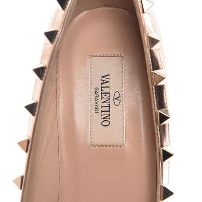 Valentino Garavani Pebbled Calfskin Rockstud 85mm Pumps 38 Rame 7 of 9