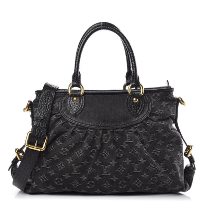 Louis Vuitton Denim Neo Cabby MM Black 1 of 12