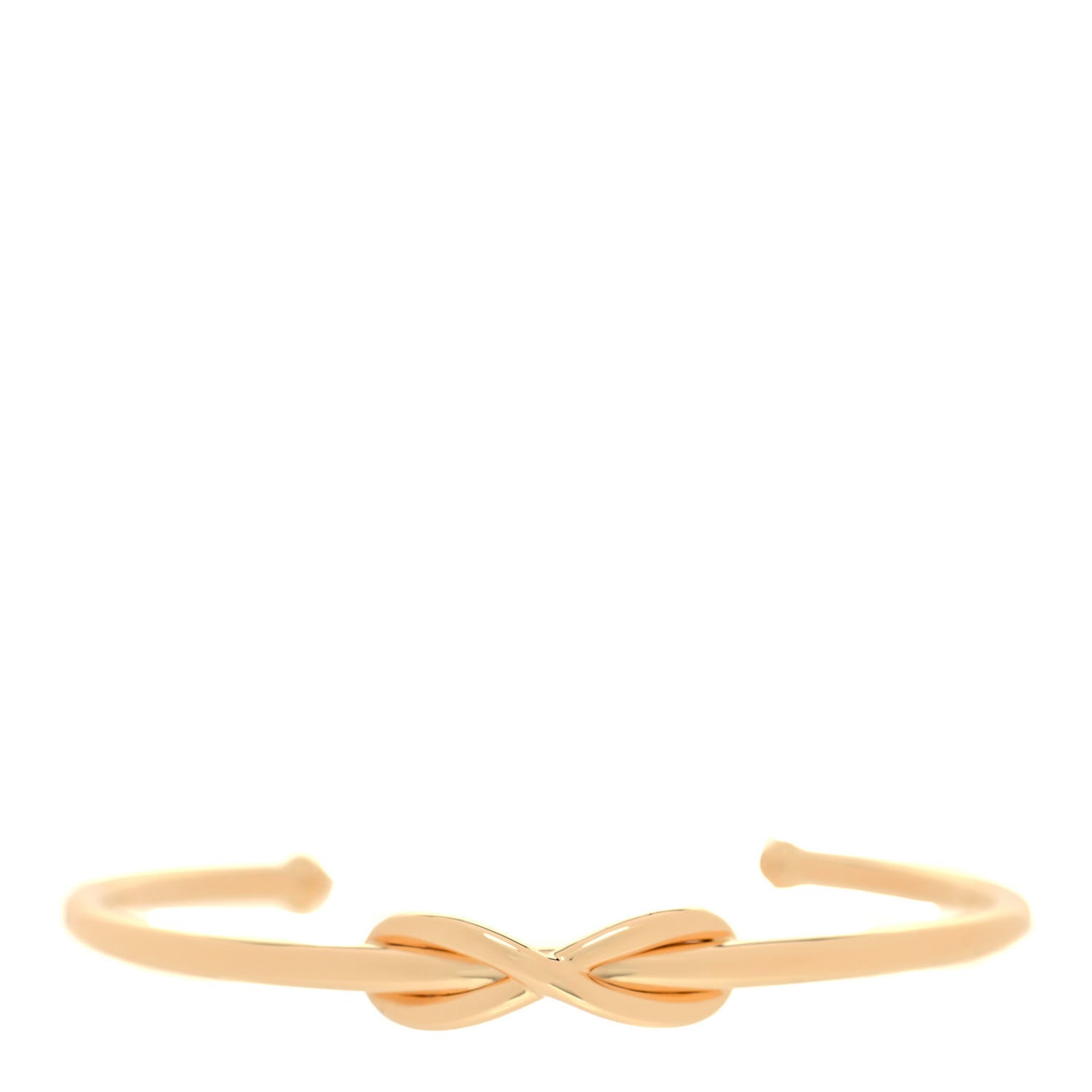 18K Yellow Gold Infinity Cuff Bracelet