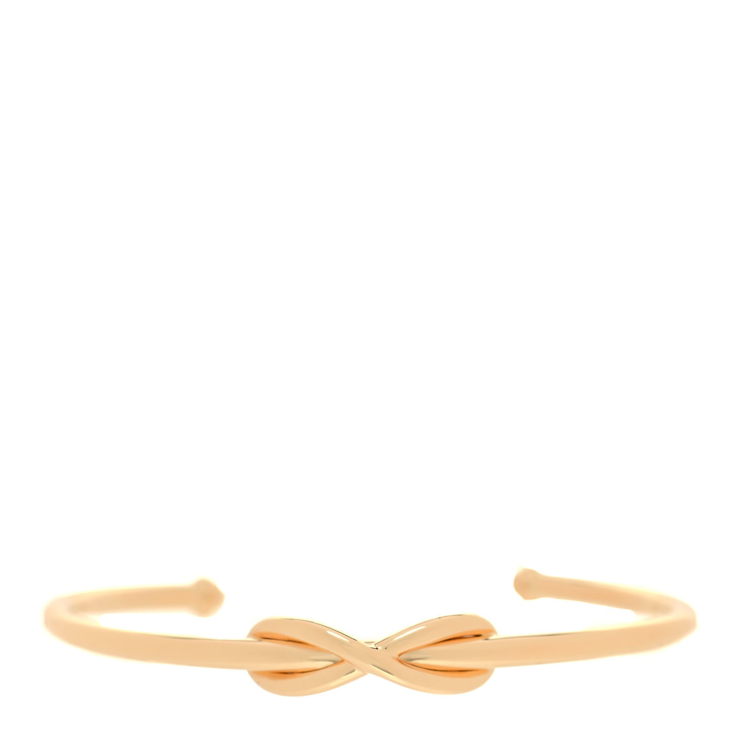 Tiffany 18K Yellow Gold Infinity Cuff Bracelet 1 of 4