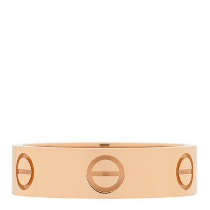 Cartier 18K Yellow Gold 5.5mm LOVE Ring 56 7.75 1 of 5