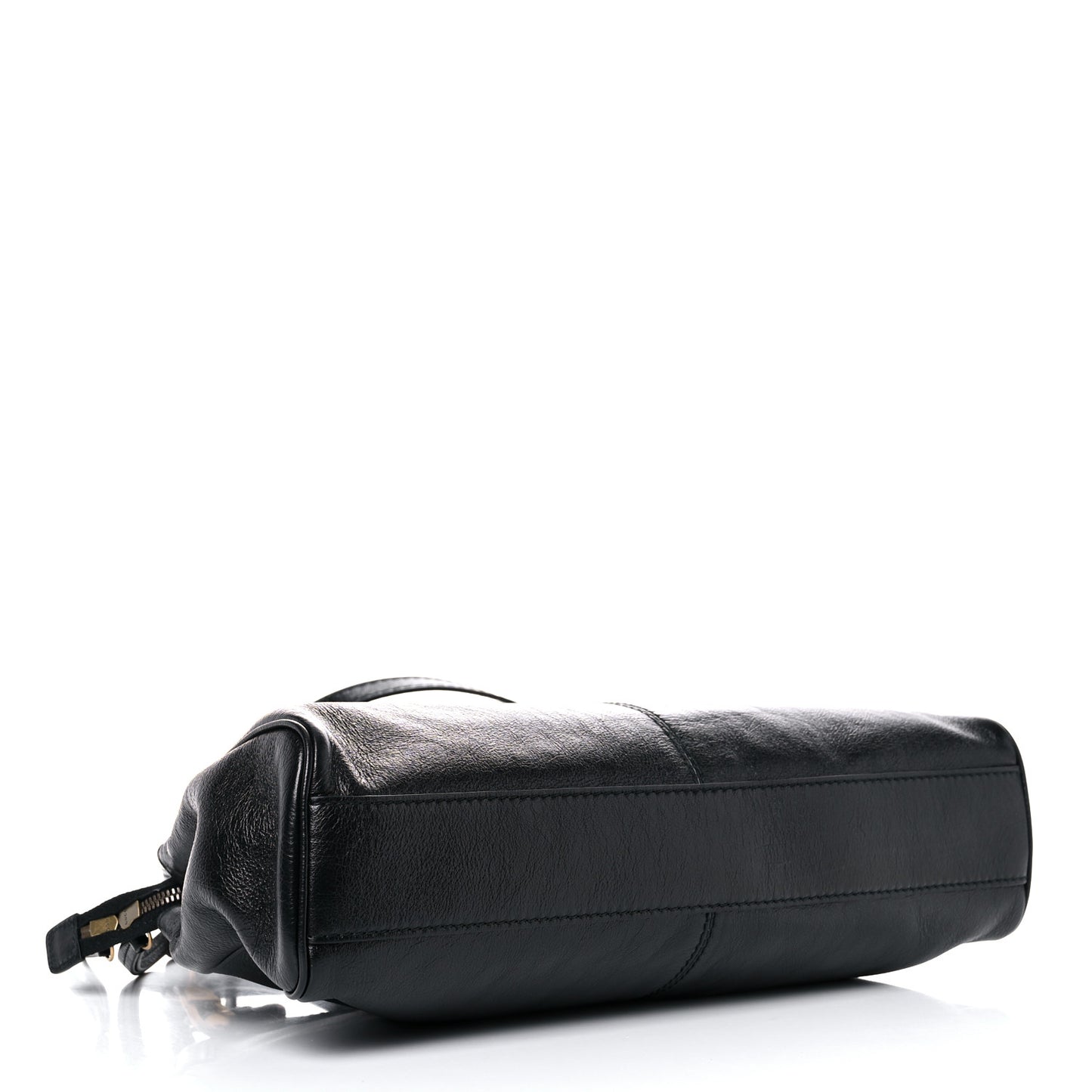 Calfskin Medium Re(Belle) Top Handle Bag Black
