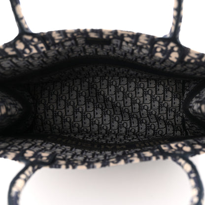 Christian Dior Oblique Book Tote Blue Multicolor 5 of 11