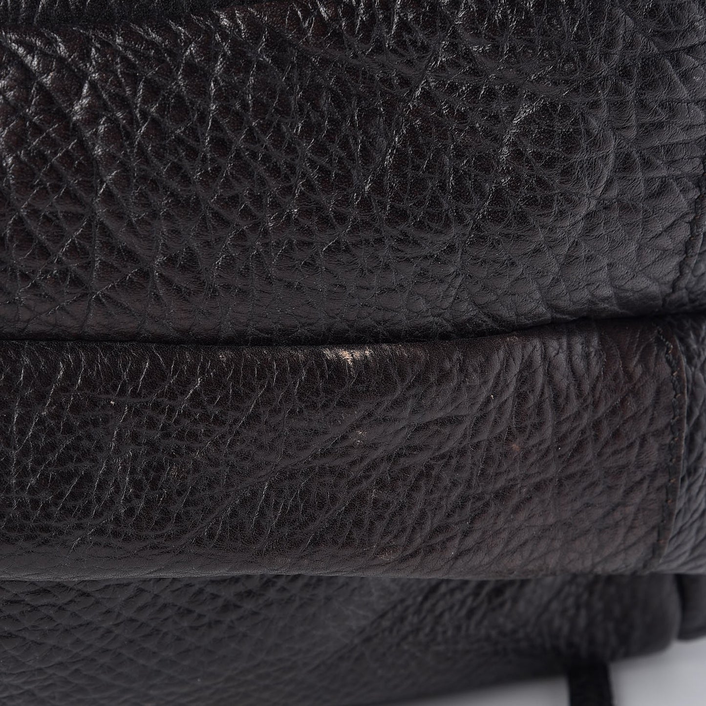 Pebbled Calfskin Hobo Black