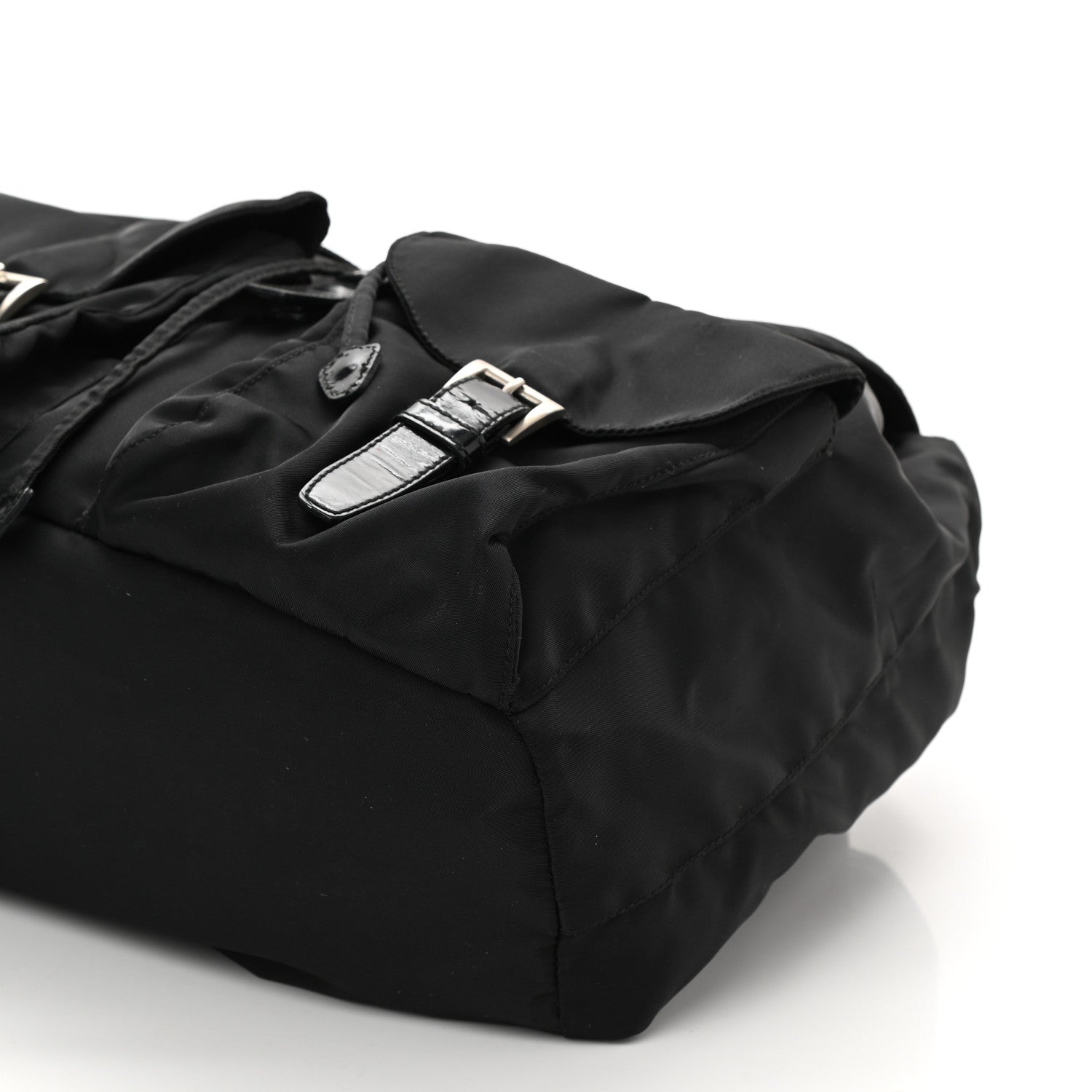 Prada Nylon Vela Medium Backpack Black 8 of 9