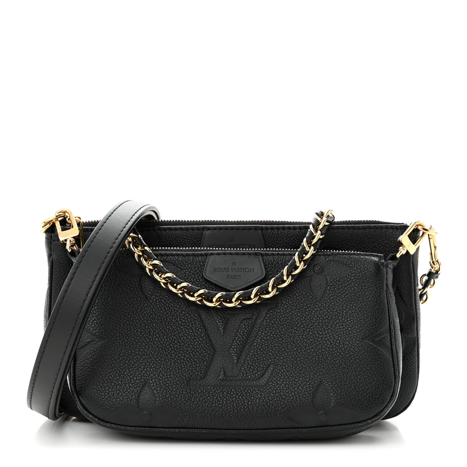 Louis Vuitton Empreinte Monogram Giant Multi Pochette Accessories Black 1 of 11