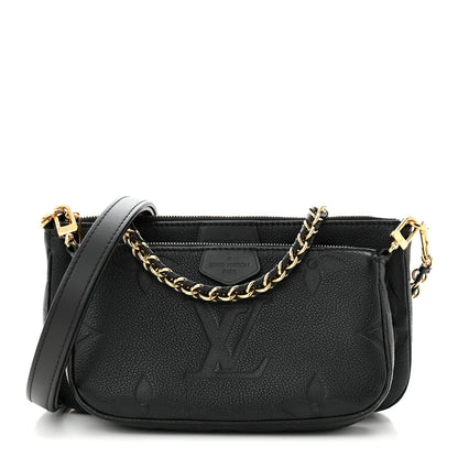 Louis Vuitton Empreinte Monogram Giant Multi Pochette Accessories Black 1 of 11