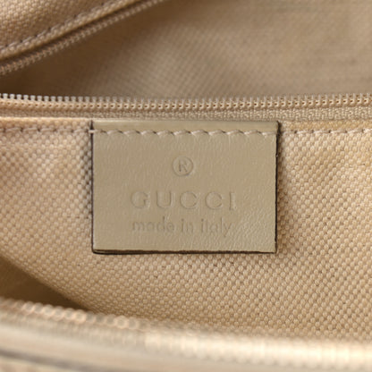 Gucci Monogram Margaux Calfskin Medium Sukey Top Handle Bag Beige Ebony Mystic White 6 of 9