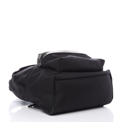 Saint Laurent Canvas City Backpack Black 4 of 12