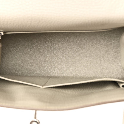 Hermes Togo Matte Alligator Kelly Retourne Touch 28 Beton 5 of 11