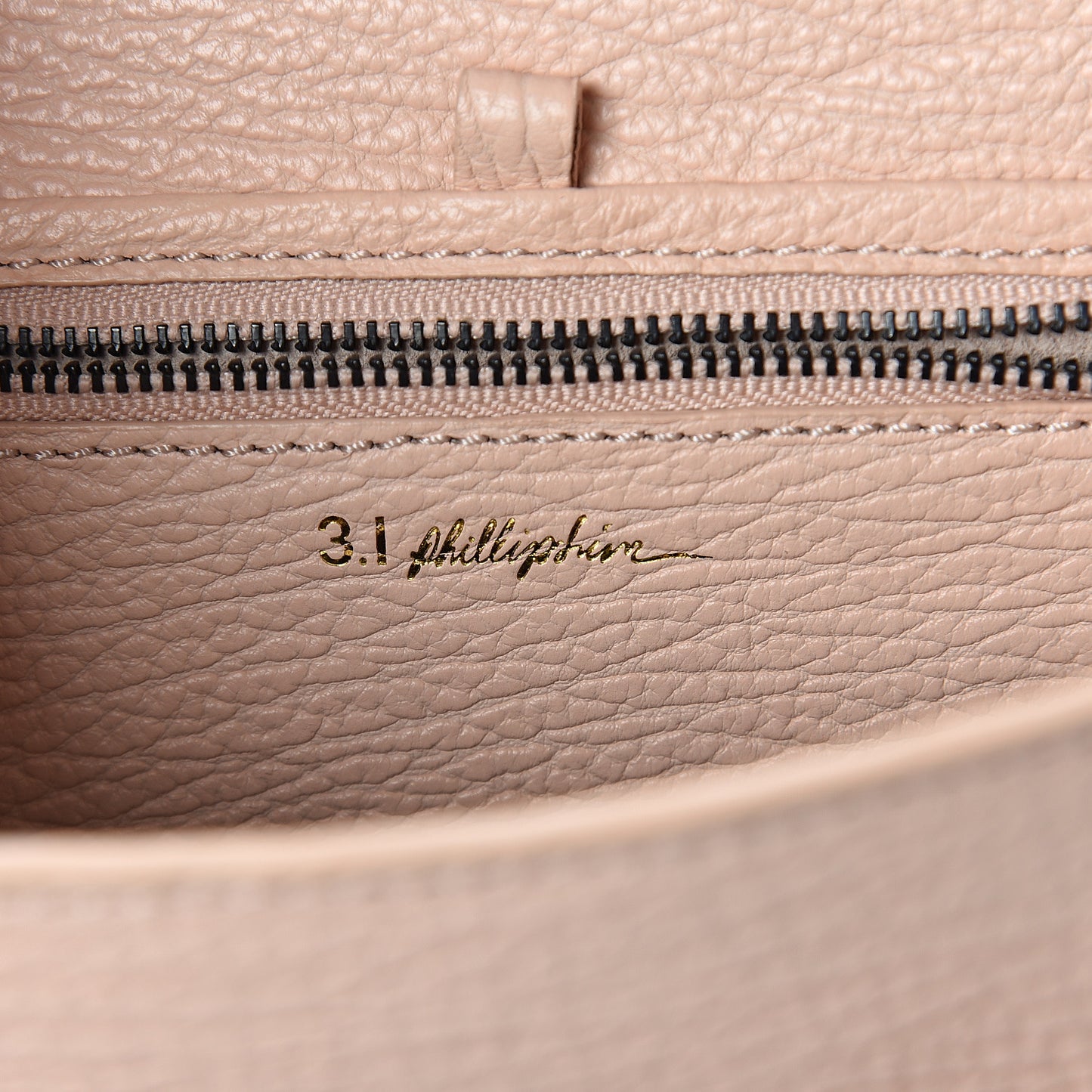 3.1 Textured Calfskin Mini Pashli Satchel Blush