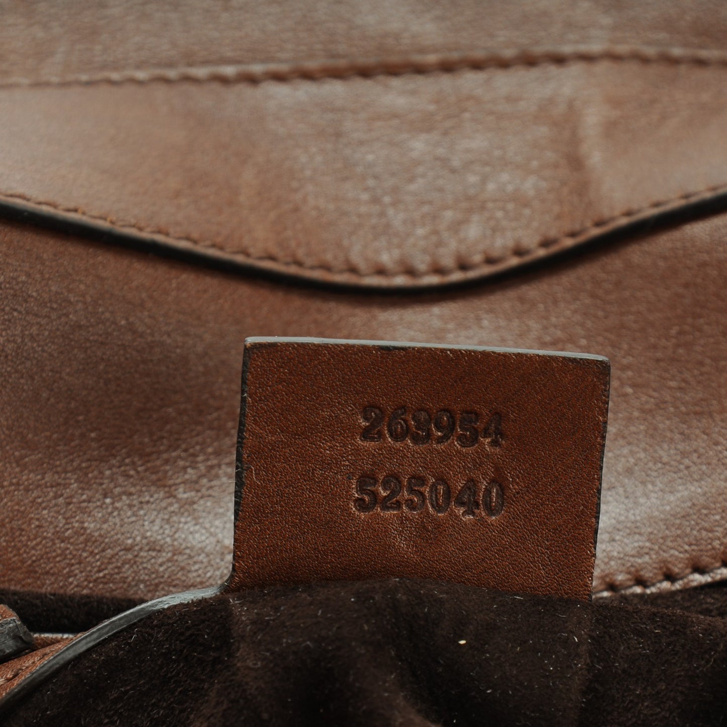 Calfskin Handmade Medium Flap Shoulder Bag Brown