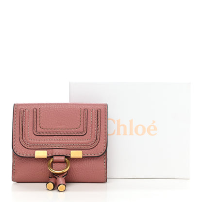 Chloe Grained Calfskin Marcie Square Wallet Pink 11 of 11