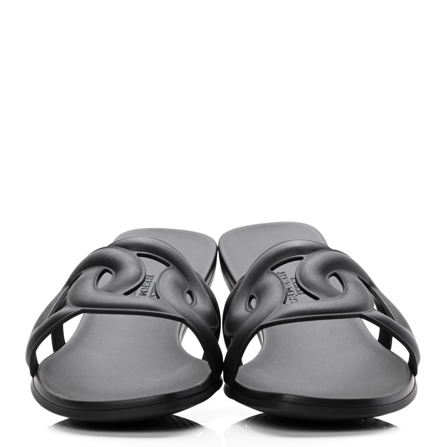 Rubber Aloha Sandals 40 Black