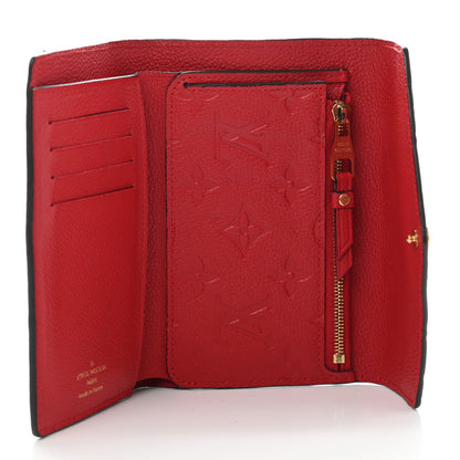 Louis Vuitton Empreinte Compact Curieuse Wallet Cherry 5 of 11