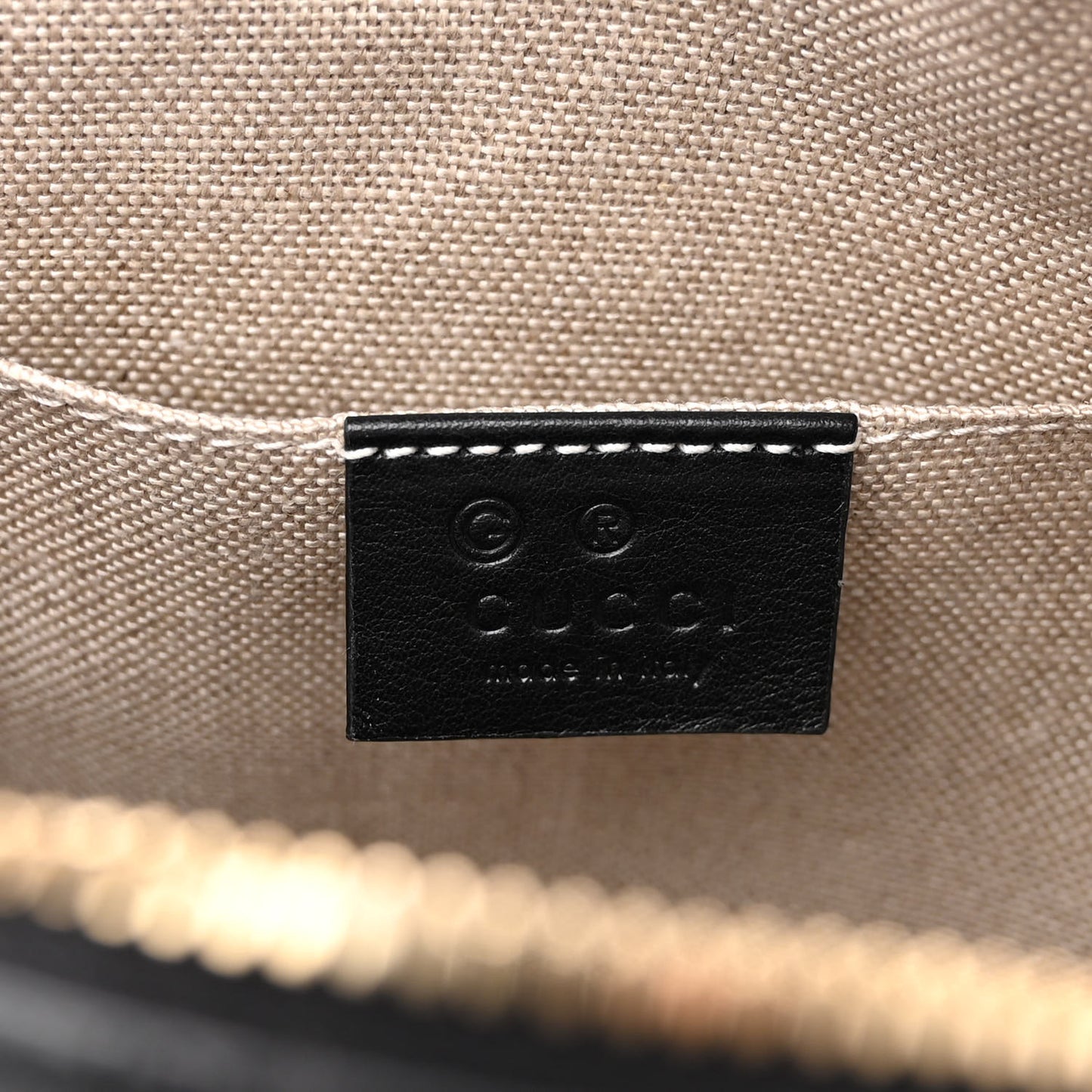 Microguccissima Mini Bree Messenger Bag Black