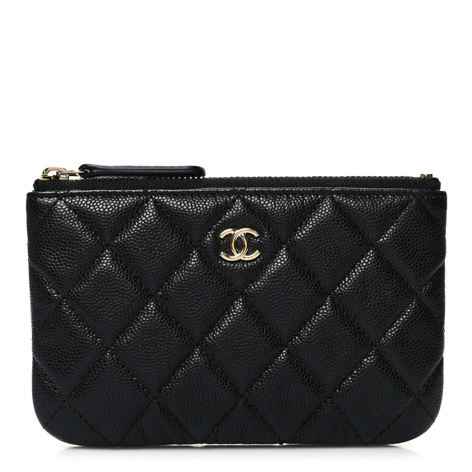 Chanel Caviar Quilted Small Cosmetic Case Black 1 of 8