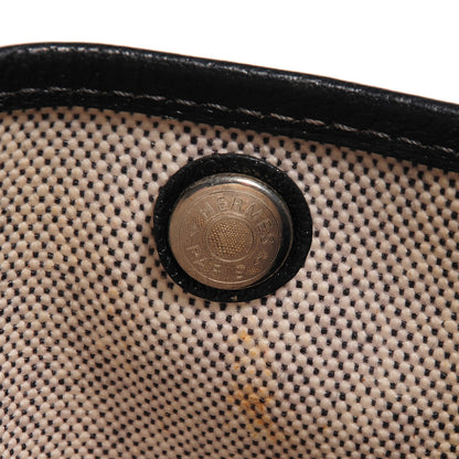 Hermes Toile Buffle Skipper Garden Party 36 MM Tote Black 17 of 24