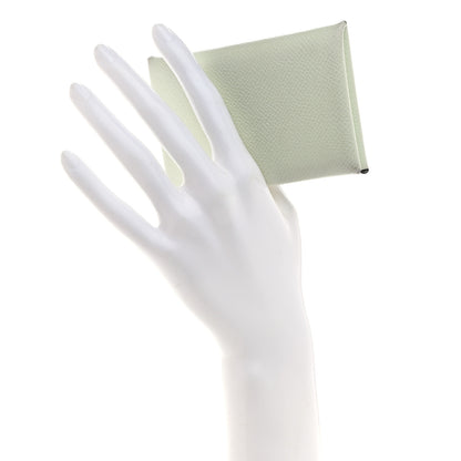 Hermes Epsom Calvi Card Case Vert Fizz 2 of 8